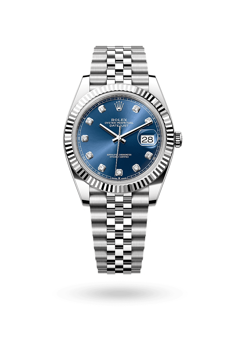 Rolex Datejust 41 - Oyster, 41 mm, Oystersteel and white gold
