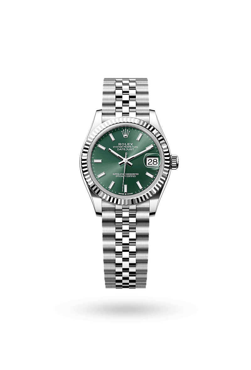 Rolex Datejust 31 - Oyster, 31 mm, Oystersteel and white gold