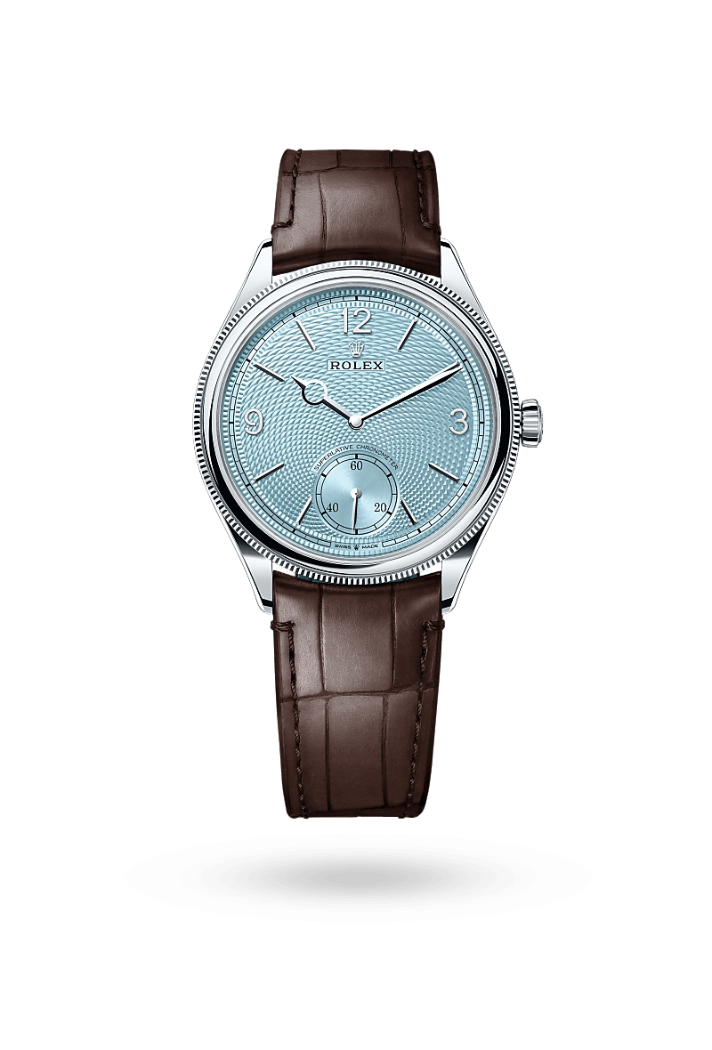 Rolex 1908 - 39 mm, platinum, polished finish