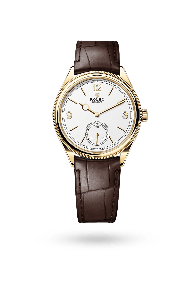 Rolex 1908 - 39 mm, 18 ct yellow gold, polished finish